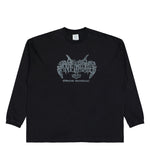 VETEMENTS Antihate Longsleeve Washed Black Longsleeves MH27LS202B Detail View 1 | GATE