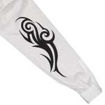 VETEMENTS Graffiti Tribal Shirt White / Black Shirts MH27SH052W Detail View 4 | GATE