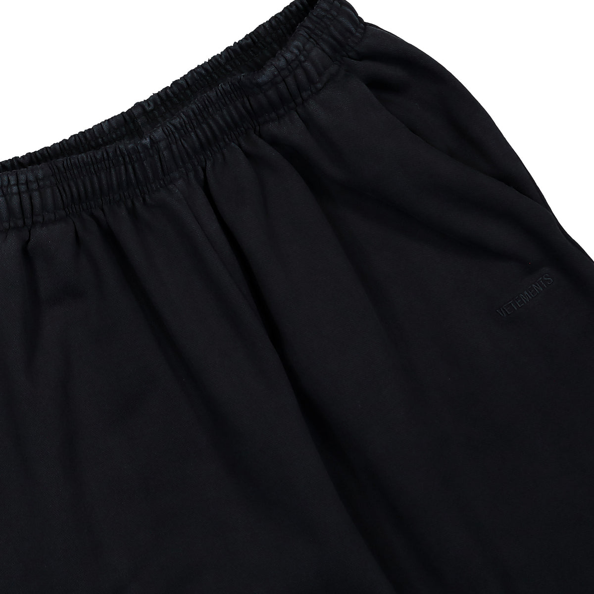 VETEMENTS Graffiti Tribal Trackpants Washed Black Sweat & Track Pants MH27SP155B Detail View 4 | GATE