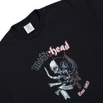 Motorhead x VETEMENTS Double Graphic Cut-Up T-Shirt Washed Black T-Shirts MH27TR242B Detail View 3 | GATE