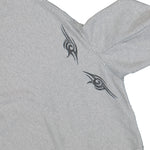 VETEMENTS Graffiti Tribal Zip-Up Hoodie Grey Melange Hoodies MH27ZU151G Detail View 6 | GATE