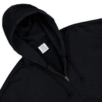 VETEMENTS Graffiti Tribal Zip-Up Hoodie Washed Black Hoodies MH27ZU154B Detail View 3 | GATE