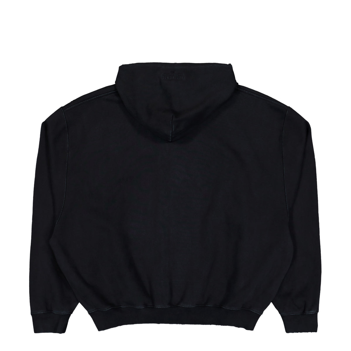 Motorhead x VETEMENTS Double Graphic Zip-Up Hoodie Washed Black Hoodies MH27ZU241B Detail View 2 | GATE