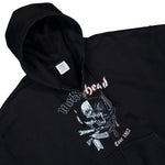Motorhead x VETEMENTS Double Graphic Zip-Up Hoodie Washed Black Hoodies MH27ZU241B Detail View 3 | GATE