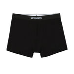VETEMENTS Logo Boxers Black / Black Trunks & Boxers MH76UN400BB | Overkill