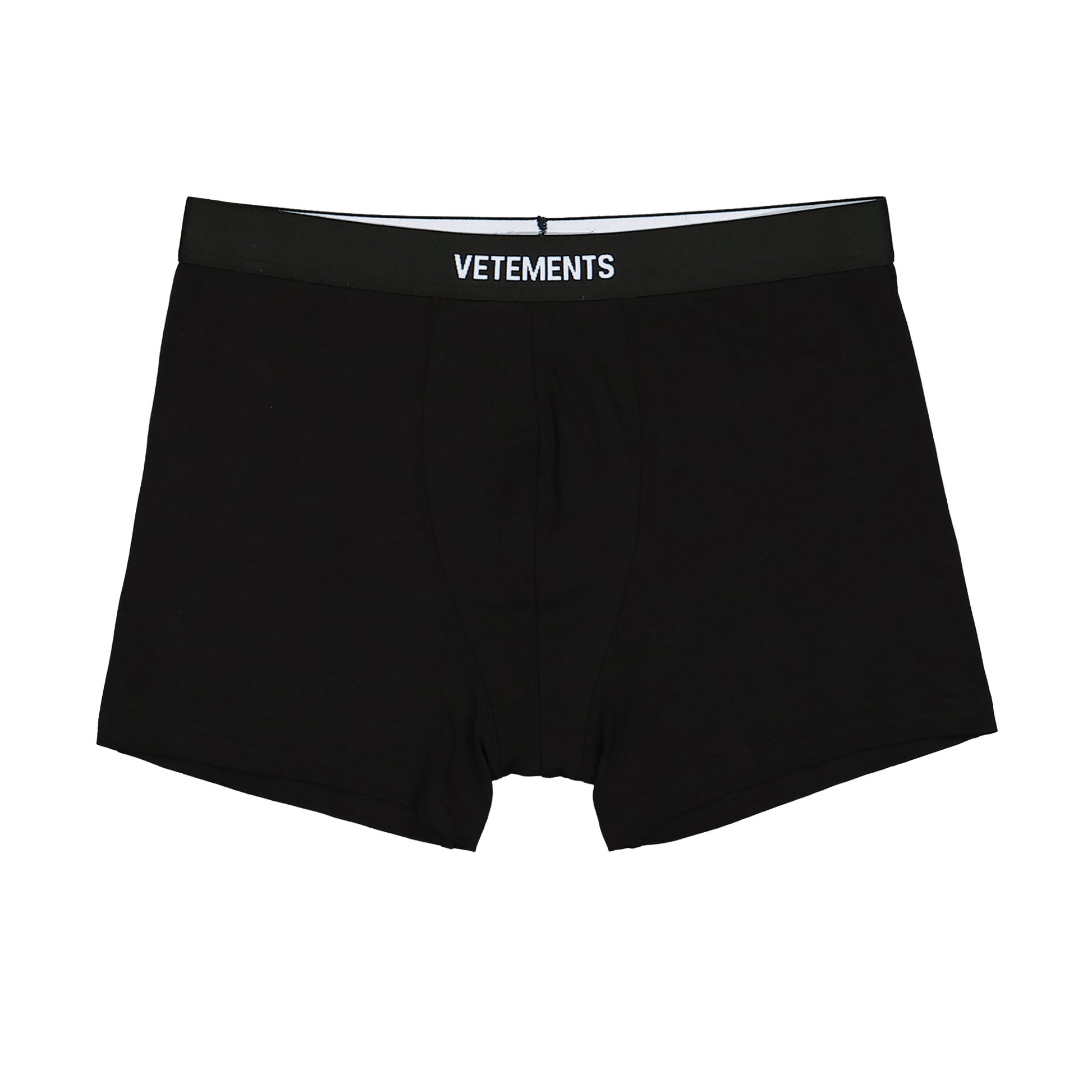 VETEMENTS Logo Boxers Black / Black Trunks & Boxers MH76UN400BB | Overkill