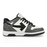 Off-White Out Of Office Calf Leather Dark Grey / Black Sneaker OMIA189C99LEA0130710 Detail View 2 | GATE
