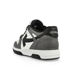 Off-White Out Of Office Calf Leather Dark Grey / Black Sneaker OMIA189C99LEA0130710 Detail View 4 | GATE
