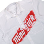 Prototypes Mindfuck Military Shirt White Shirt PT09SH02USW Detail View 3 | GATE
