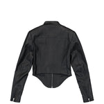 Matte Faux Leather Jacket