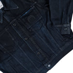 Marine Serre Trucker Jacket Black Jackets MJA063BCDEN0007-BK99 Detail View 4 | GATE