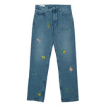 Embroidered Motif Jeans
