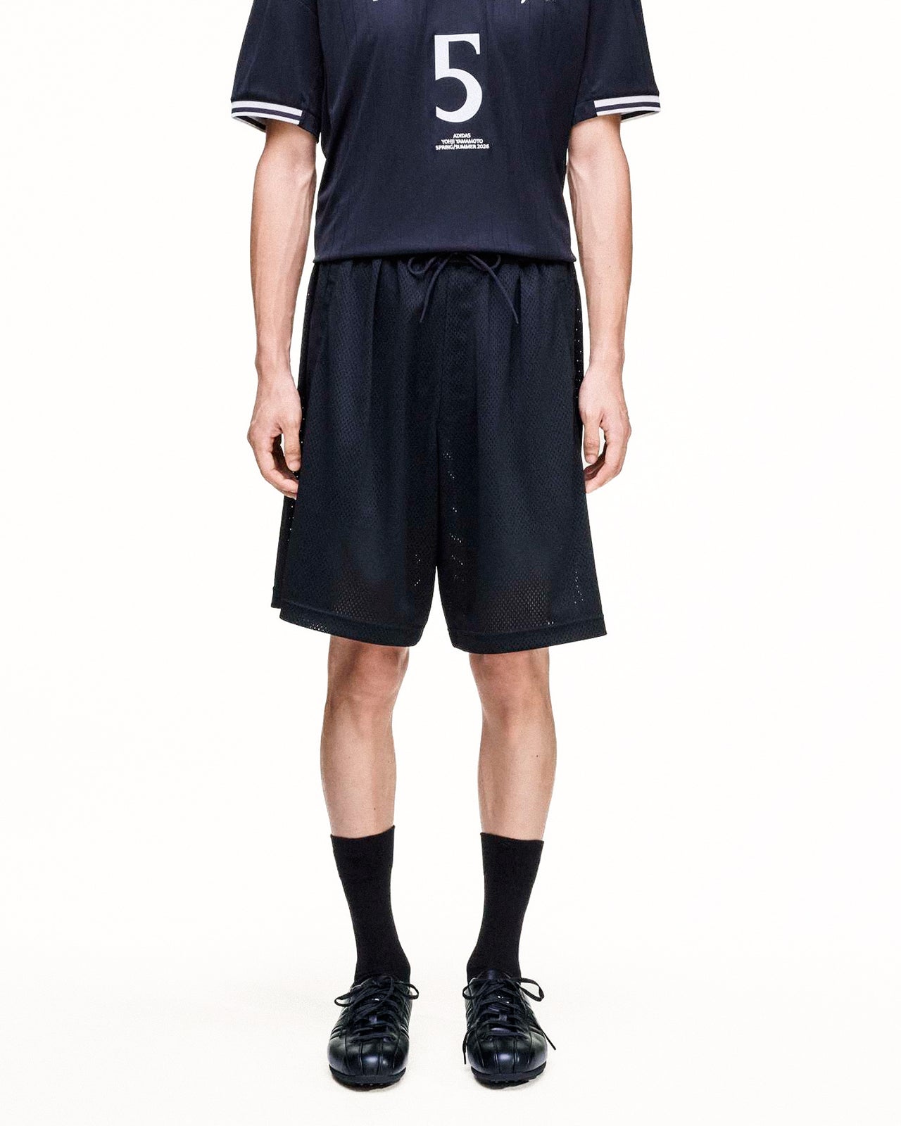 Y-3 US Mesh Shorts Black Shorts KF1083 Detail View 1 | GATE