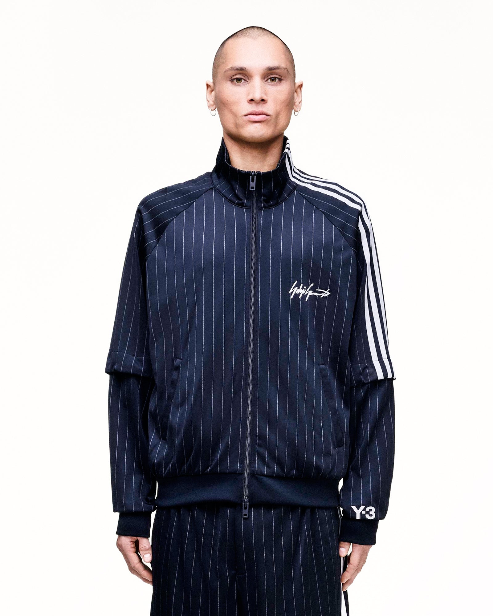 Y-3 Basketball Track Top Black Tracksuit Tops KQ9719 Style Inspiration | GATE
