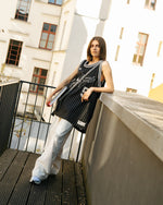Y-3 Elite 5 Basketball Jersey Black T-Shirts KS7641 On Model Front View | GATE

