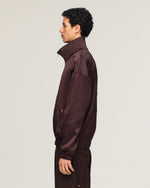 Wales Bonner x Y-3 Satin Jacket Aurora Coffee Jackets KW9238 Style Inspiration | GATE
