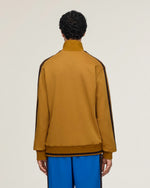 Wales Bonner x Y-3 Track Top Bronze Strata Track Jackets KF9274 On Model Back View | GATE
