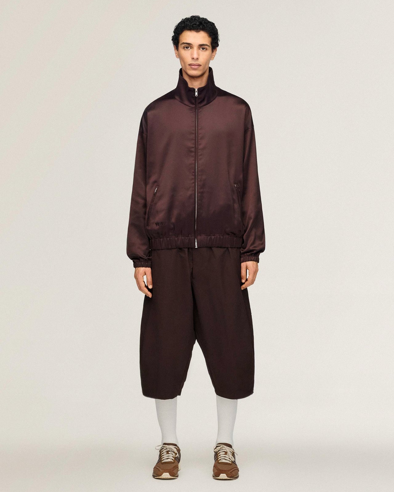 Wales Bonner x Y-3 Rip Short Aurora Coffee Shorts KS3971 Detail View 1 | GATE