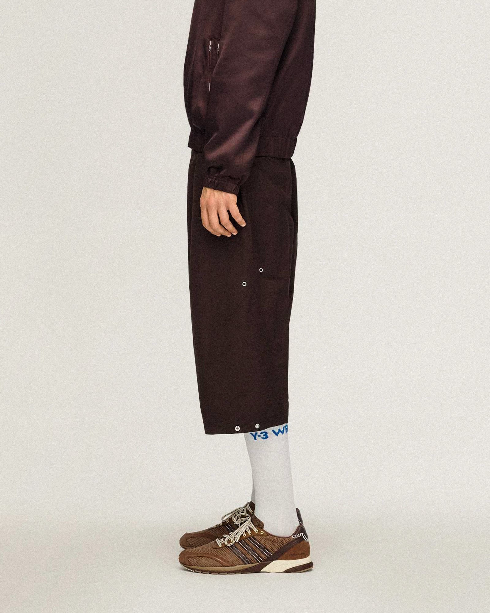 Wales Bonner x Y-3 Rip Short Aurora Coffee Shorts KS3971 Style Inspiration | GATE

