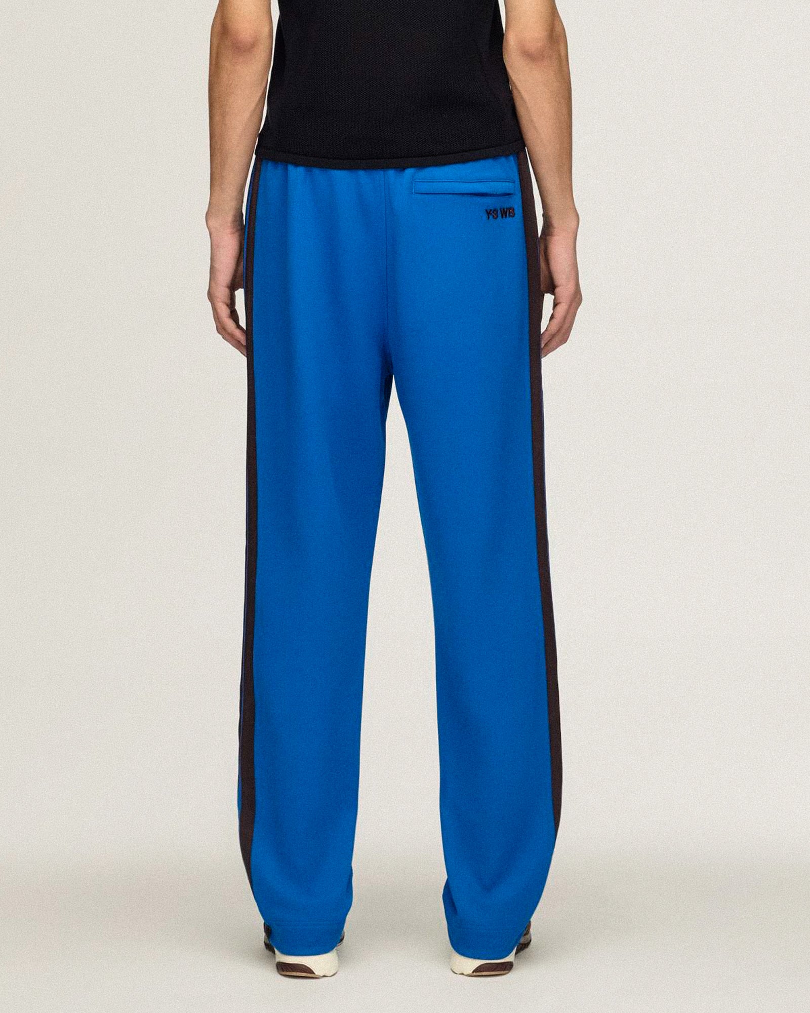 Wales Bonner x Y-3 End Pant Lush Blue Pants KS3972 On Model Back View | GATE

