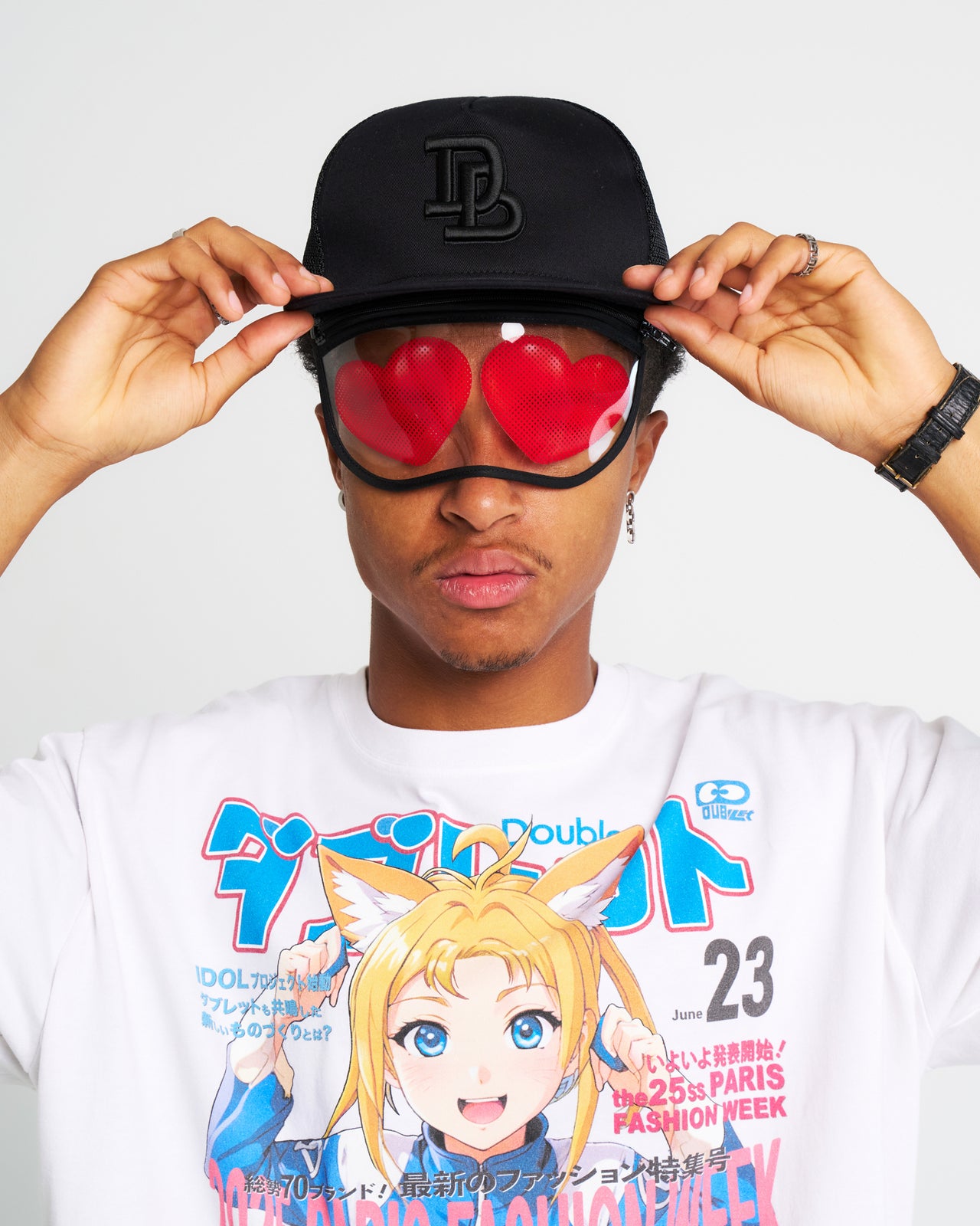 Emoji Goggle Cap