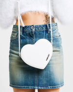 Ambush Flat Heart Crossbody Bag Black Detail view 2 | Gate