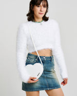KENZO Solid Small Skirt Blue Detail view 2 | Gate
