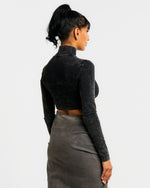 GATE Crop Top Wmn Black Detail view 5 | Gate
