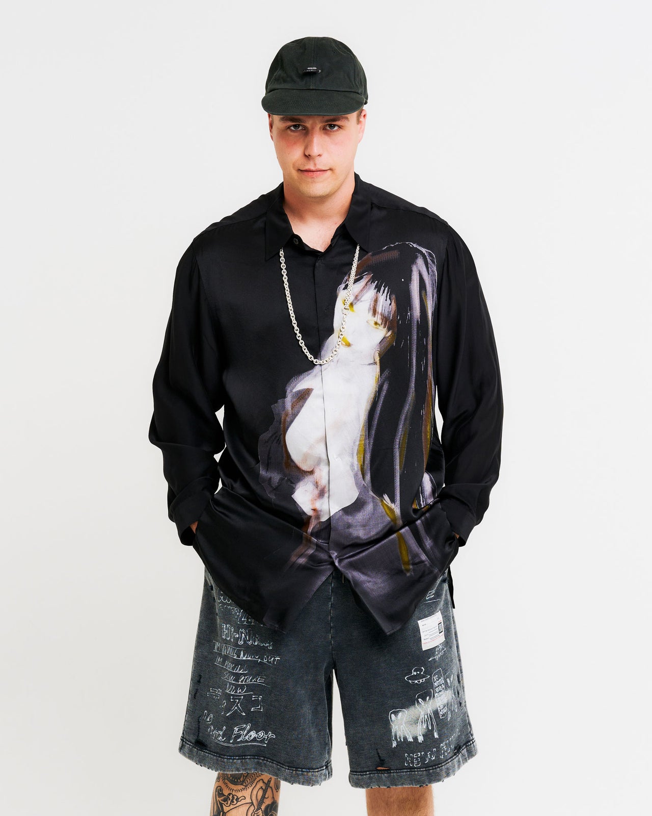 A-Female Design Momme Normal Shirt