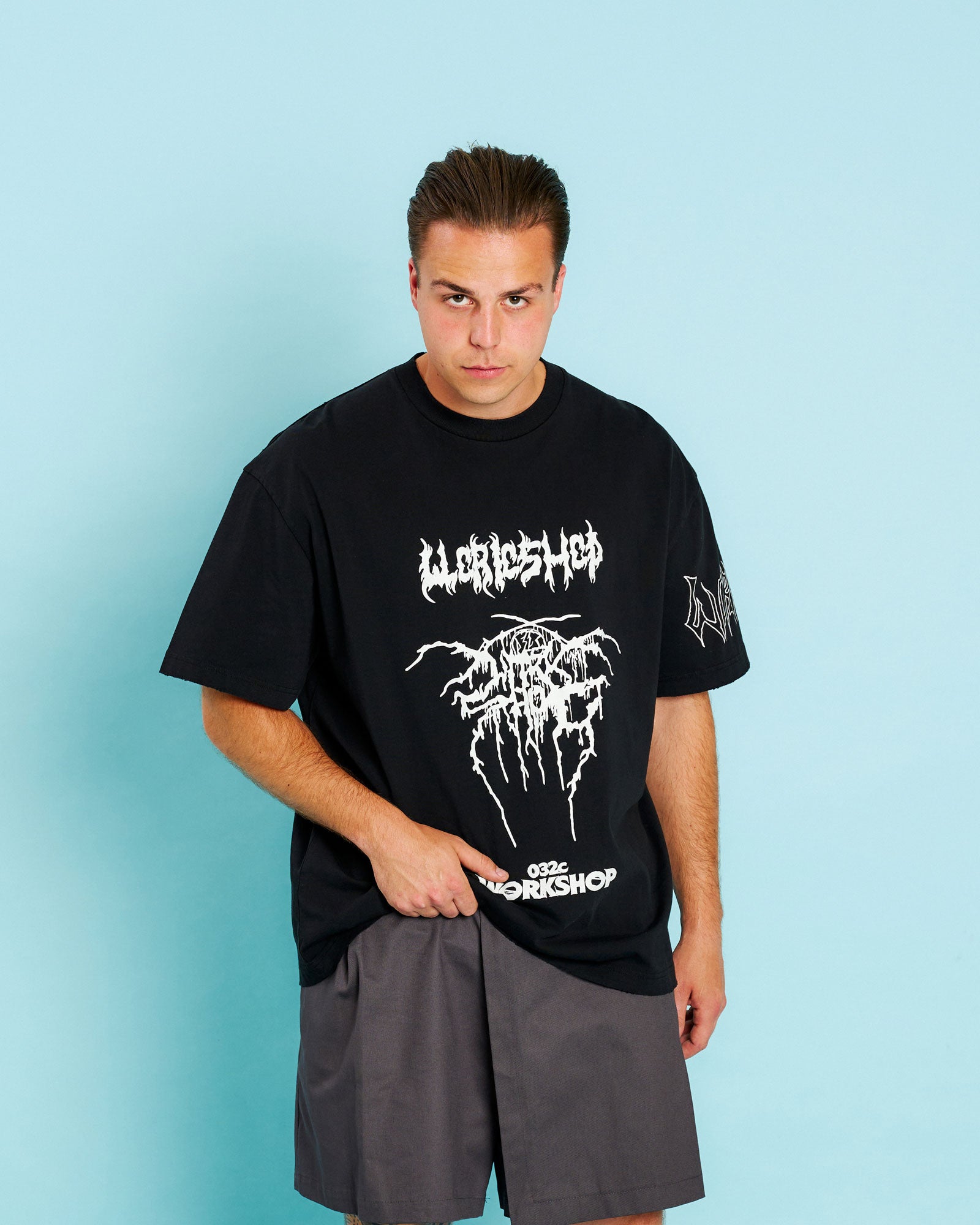 032c Armour T-Shirt Black Detail view 2 | Gate