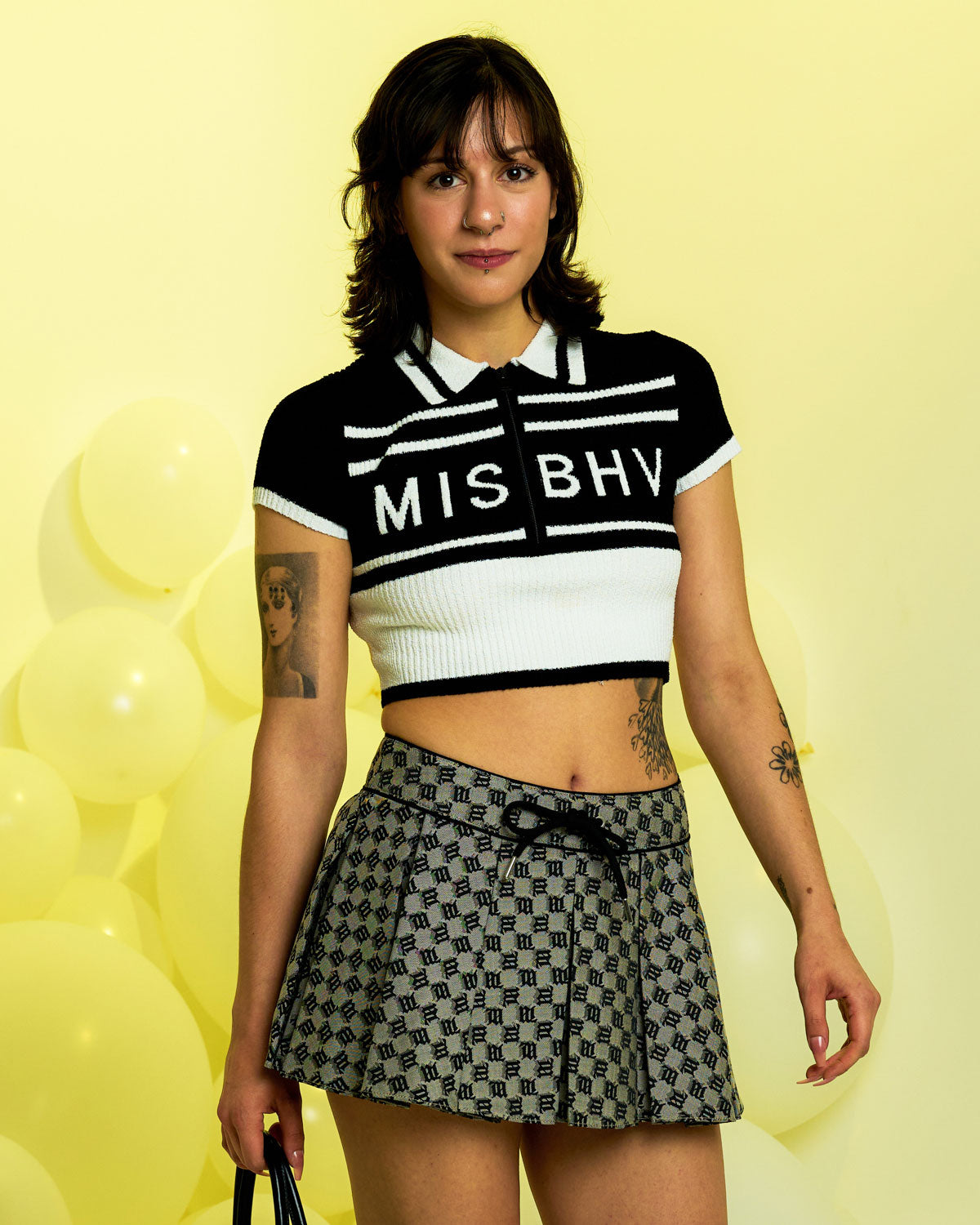Fluffy Cannes Cropped Polo