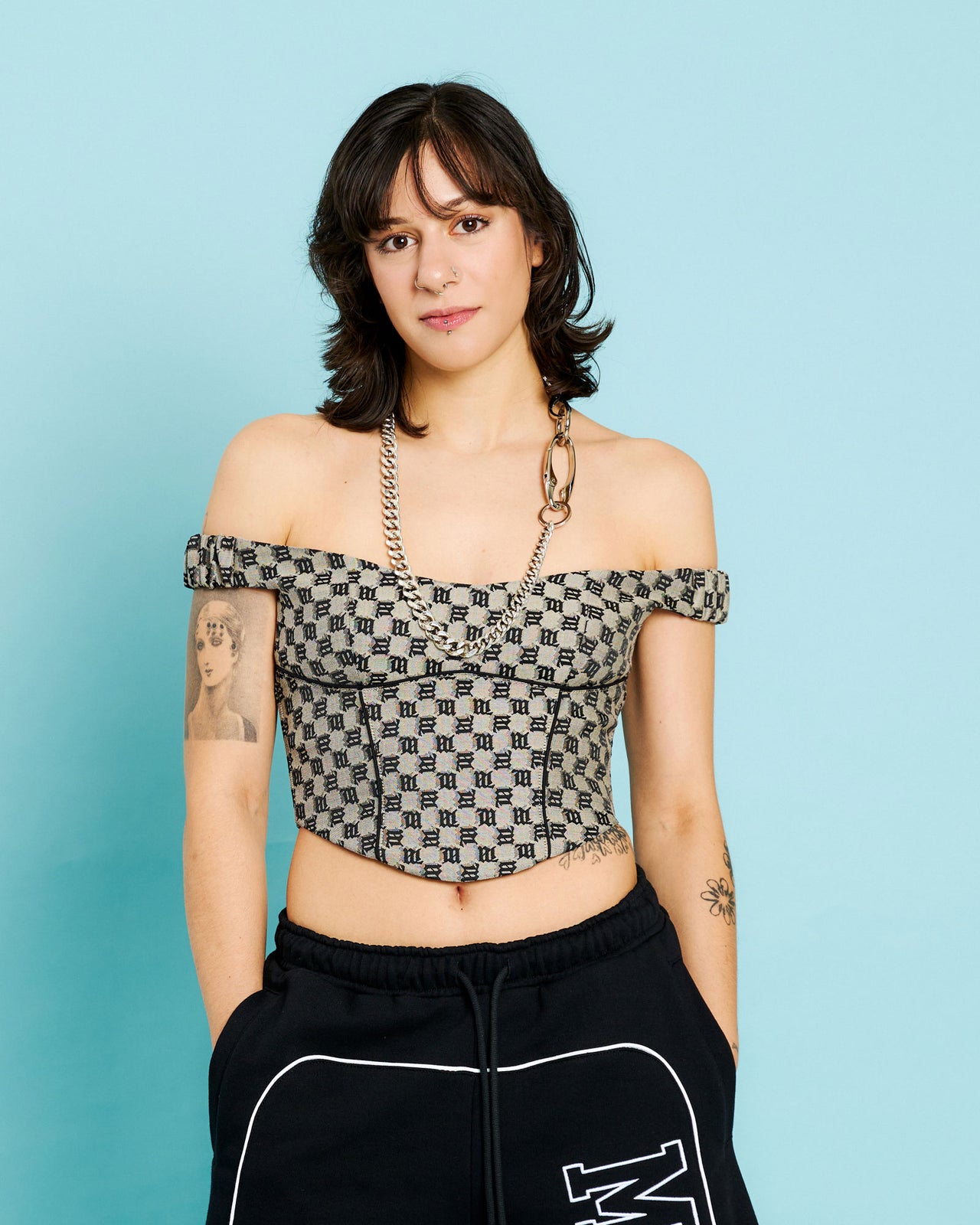 Monogram Canvas Corset Top