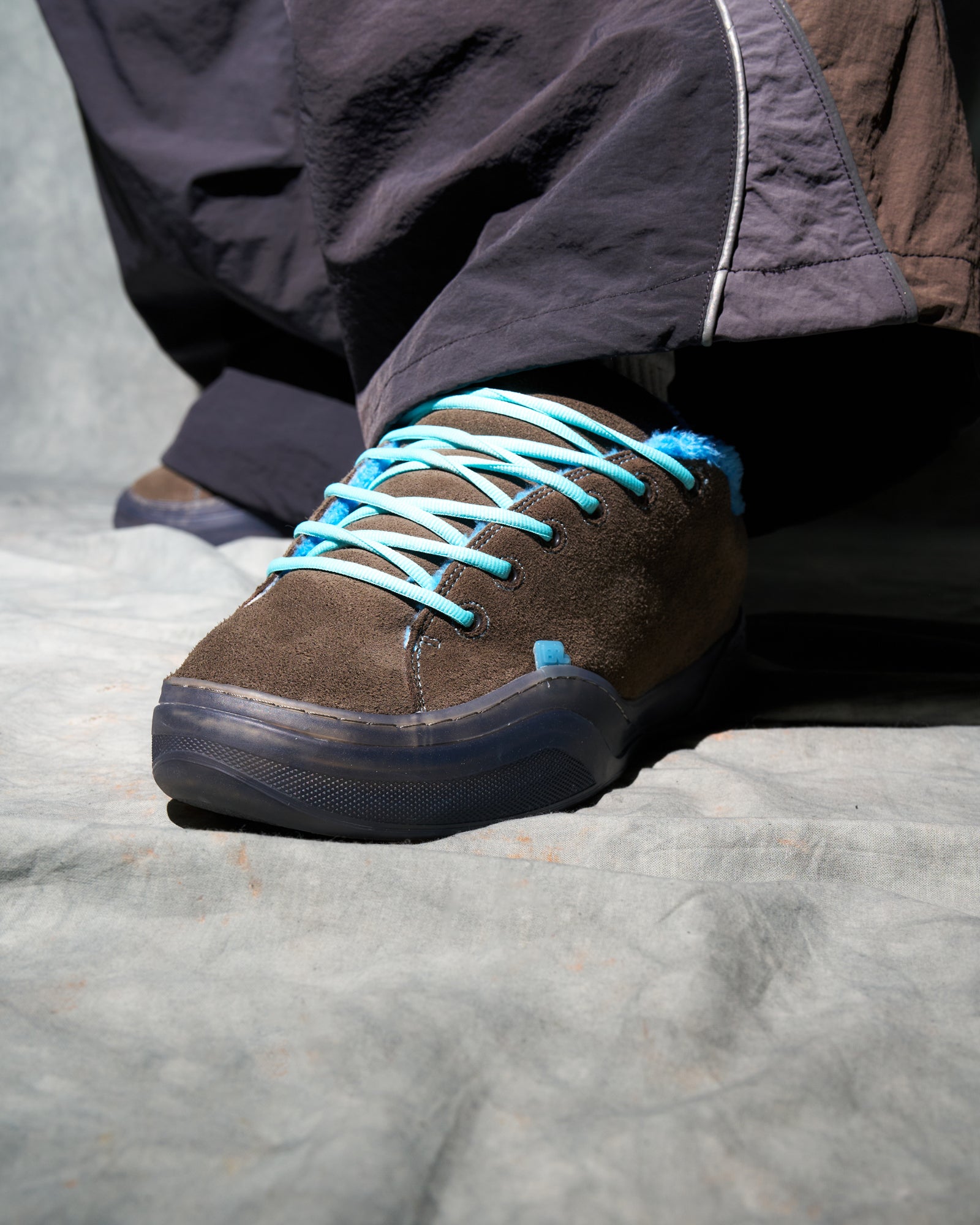 ERL Vamps Brown Sneaker Detail view 2 | Gate