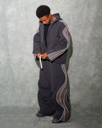 ERL UFO Trackpants Black Detail view 3 | Gate