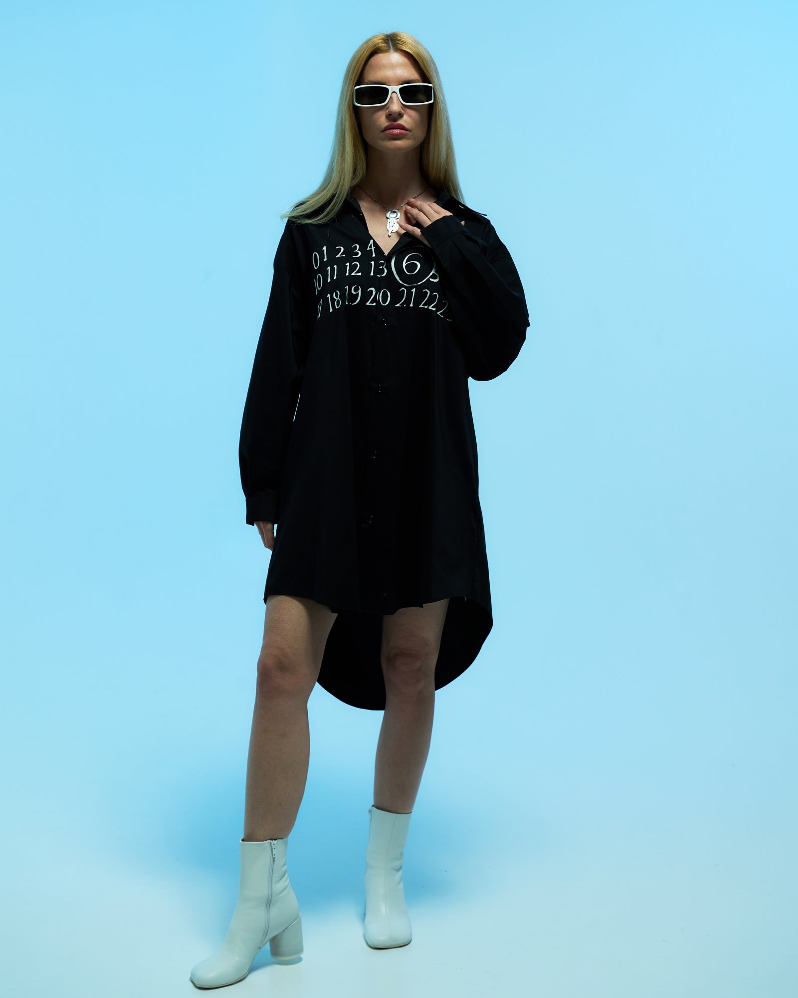 MM6 Maison Margiela Dress Black Detail view 2 | Gate