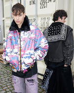 PDF Piuma Jacket Camu Jackets DFM09035TJ106NWASH On Model Front View | GATE
