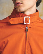 JW Anderson Harrington Jacket Ginger Jackets JK0393-PG1838-419 On Model Front View | GATE
