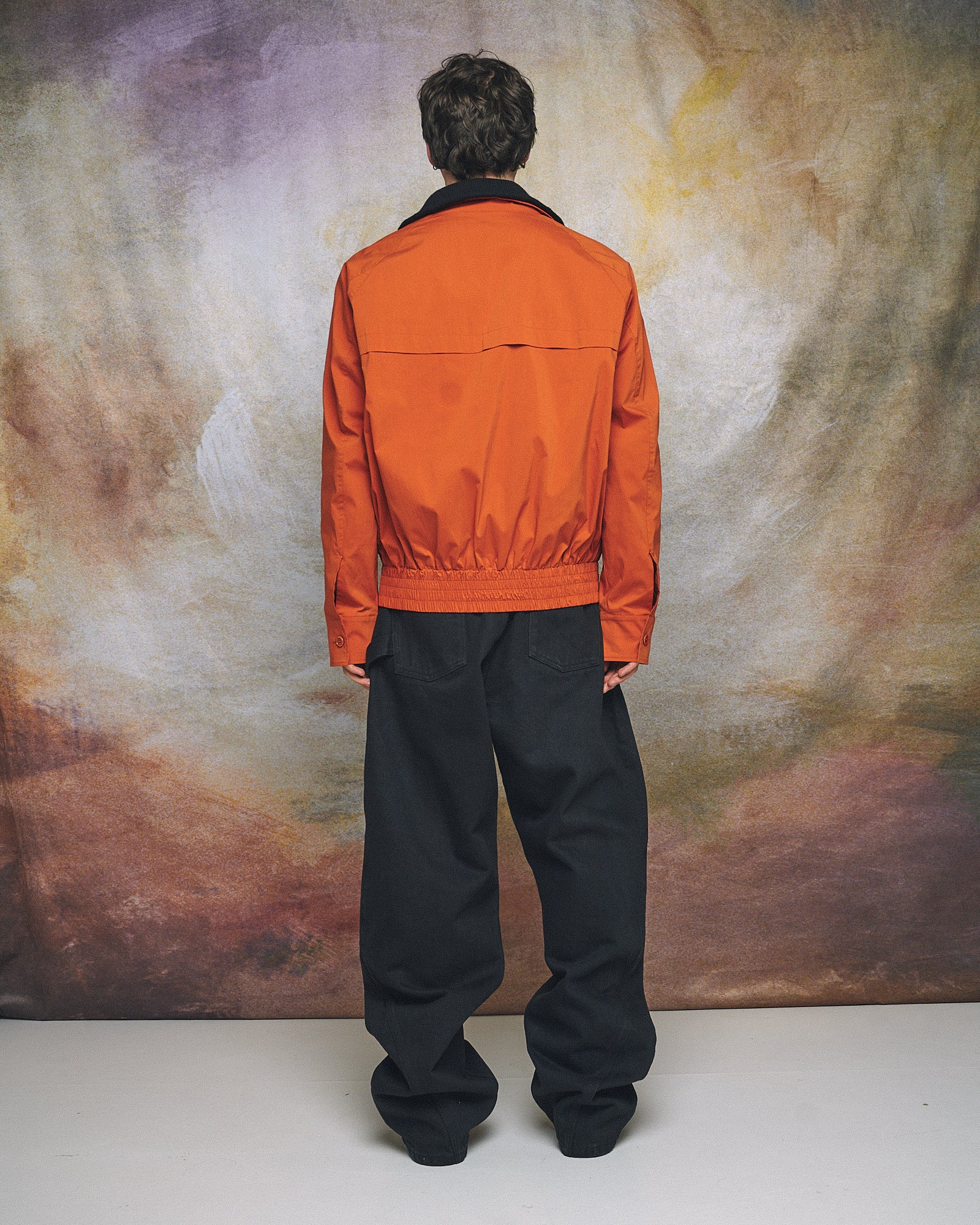 JW Anderson Twisted Workwear Jeans Black Denim DT0110-PG1595-999 On Model Back View | GATE
