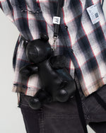 Maison Mihara Yasuhiro Bear Mini Bag Black Detail view 2 | Gate