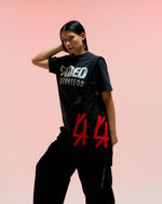 44 Label Group Tote Bag Heavy Cotton Black Detail view 2 | Gate