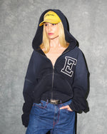 Oversized Zip-Up Hoodie