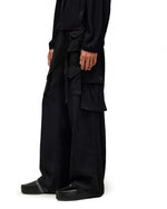 Y-3 Refined Wool Cargo Pants Black Cargo Pants IW7453 Style Inspiration | GATE