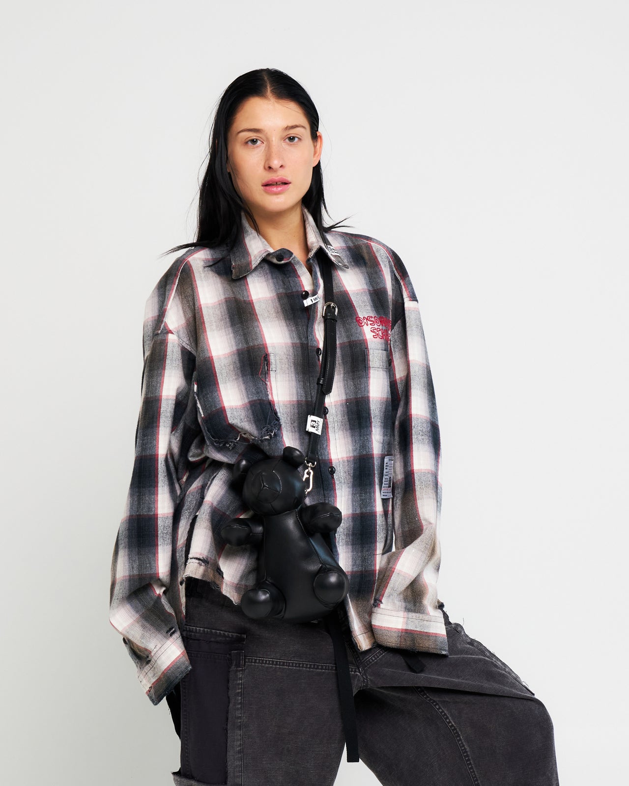 Maison Mihara Yasuhiro Vintage Like Check L/S Shirts Multicolor Detail view 1 | Gate