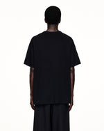 Y-3 U Wire T-Shirt Black T-Shirts JW7352 On Model Back View | GATE