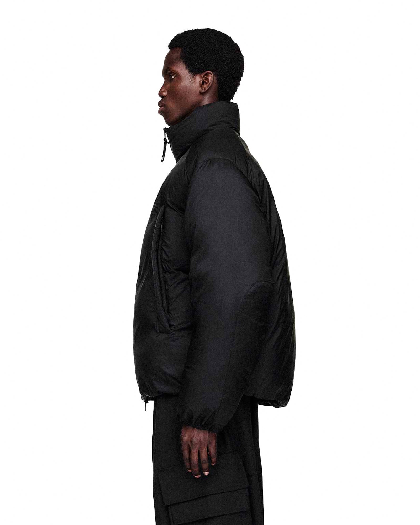 Y-3 M Puffer Jacket Black Puffer Jacket JX7282 Style Inspiration | GATE
