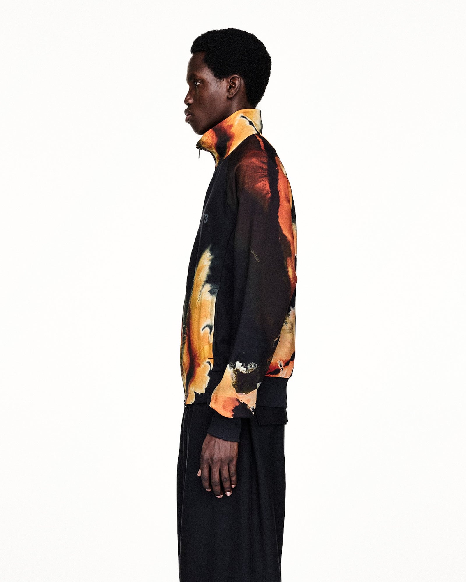 Y-3 AOP M 3S TT Black Track Top KA9622 Style Inspiration | GATE