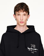 Y-3 M Merch Hoodie Black Hoodies KB2604 Model Detail 1 | GATE