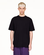 Y-3 M Merch SS Tee Black T-Shirts KB2608 On Model Front View | GATE