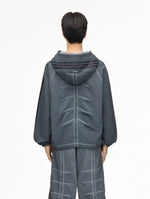 Thug Club x adidas TC Sweat Hoodie Black Hoodies KF6587 On Model Back View | GATE
