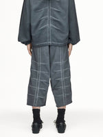 Thug Club x adidas TC Sweat Jort Black Shorts KF6587 On Model Back View | GATE
